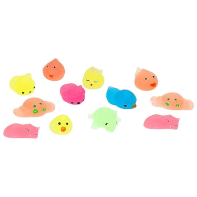 Set Mini Squishy Antiestrés 12 Piezas