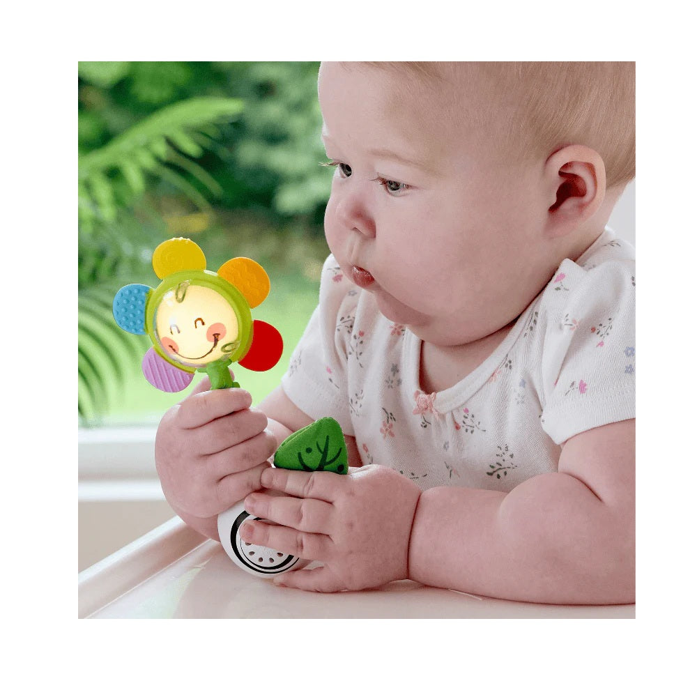 Sonajero Flor con Luces Multicolor