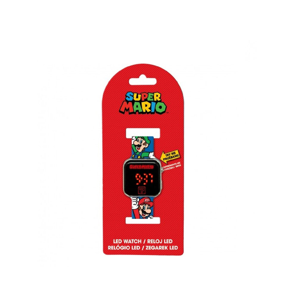 RELOJ SUPER MARIO LED