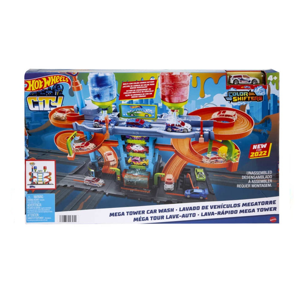 Hot Wheels Megatorre de lavado de coches