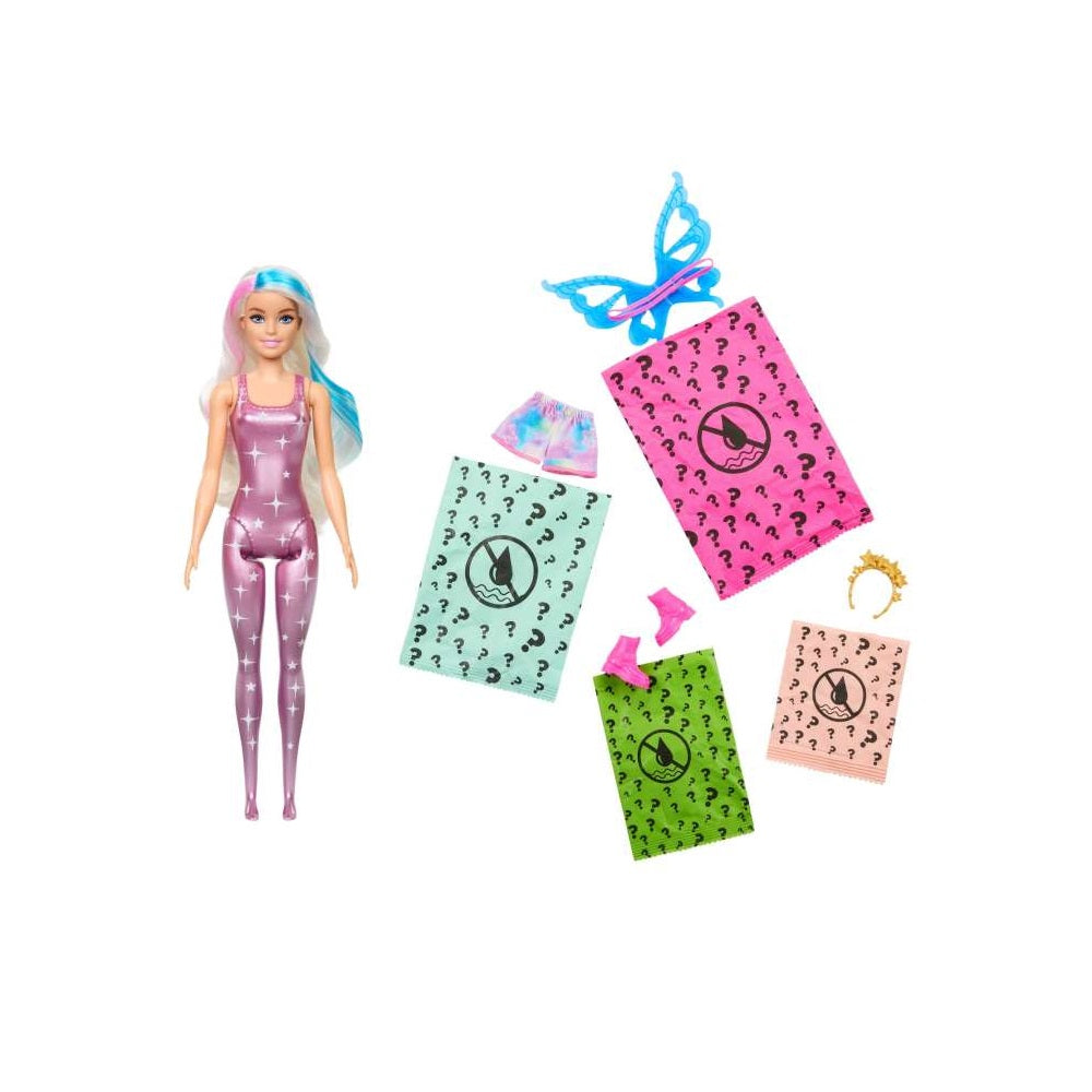 Barbie Color Reveal Muñeca Galaxia Arcoíris