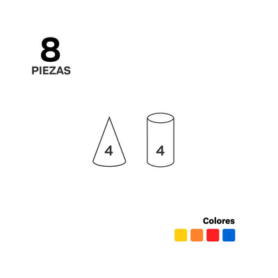 Imanix Curvos 8 piezas