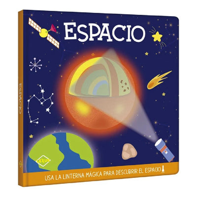 Espacio + Linterna de cartón