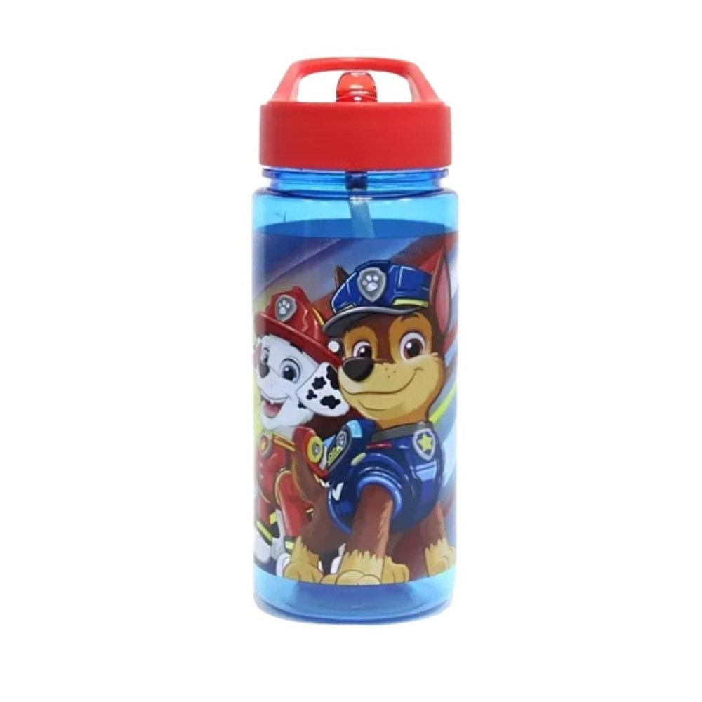 Botella con Bombilla 500 ml Paw Patrol