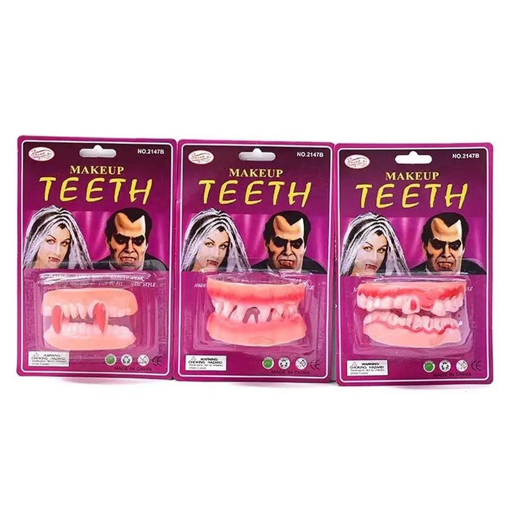 dientes para disfraz