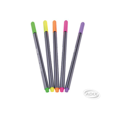 Fineliner 5 colores Neón