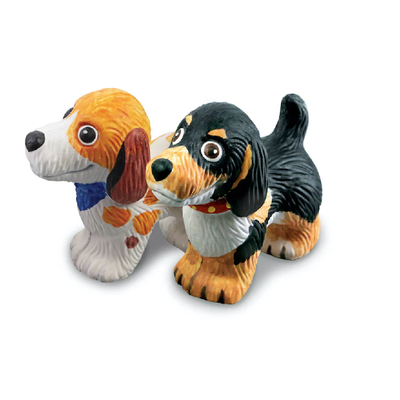 MOLDEA PINTA CACHORROS 3D