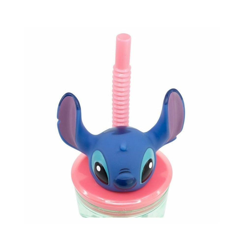 TOMA JUGO CON FIGURA EN 3D DE STITCH