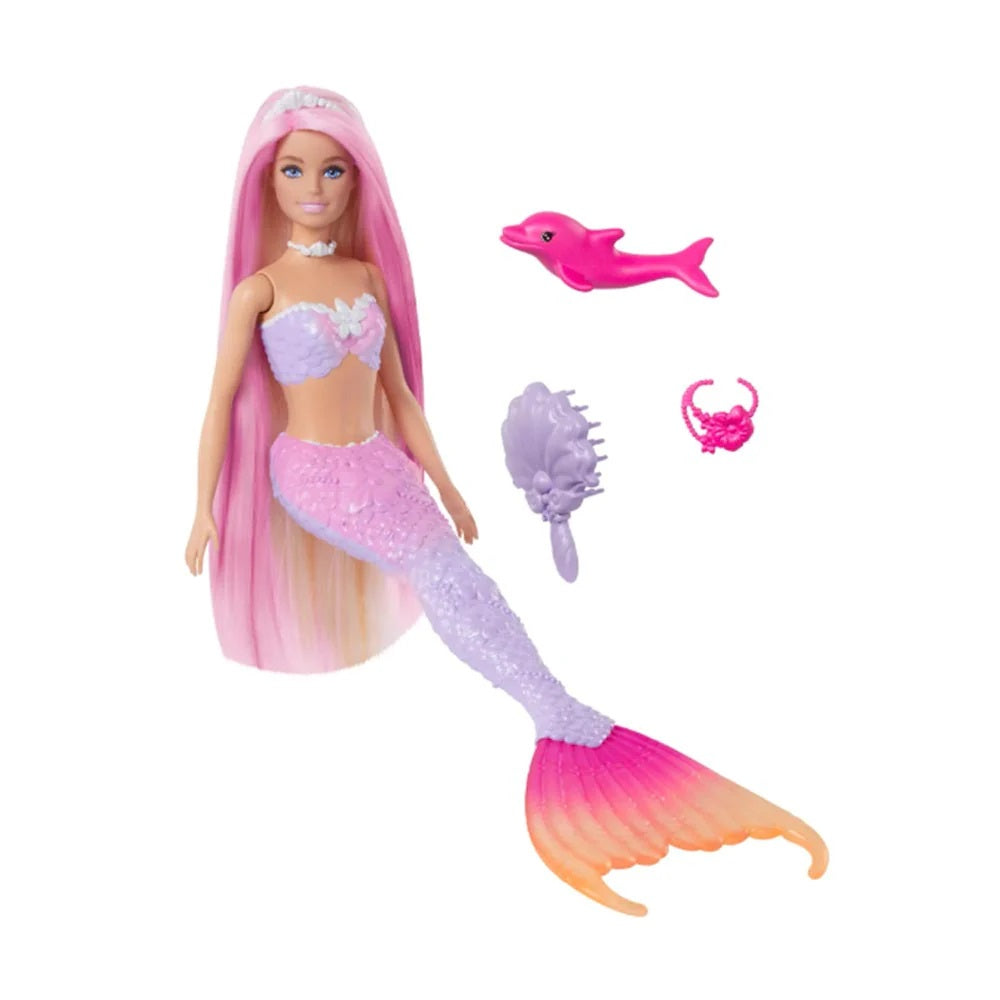 Barbie sirena cambia de color