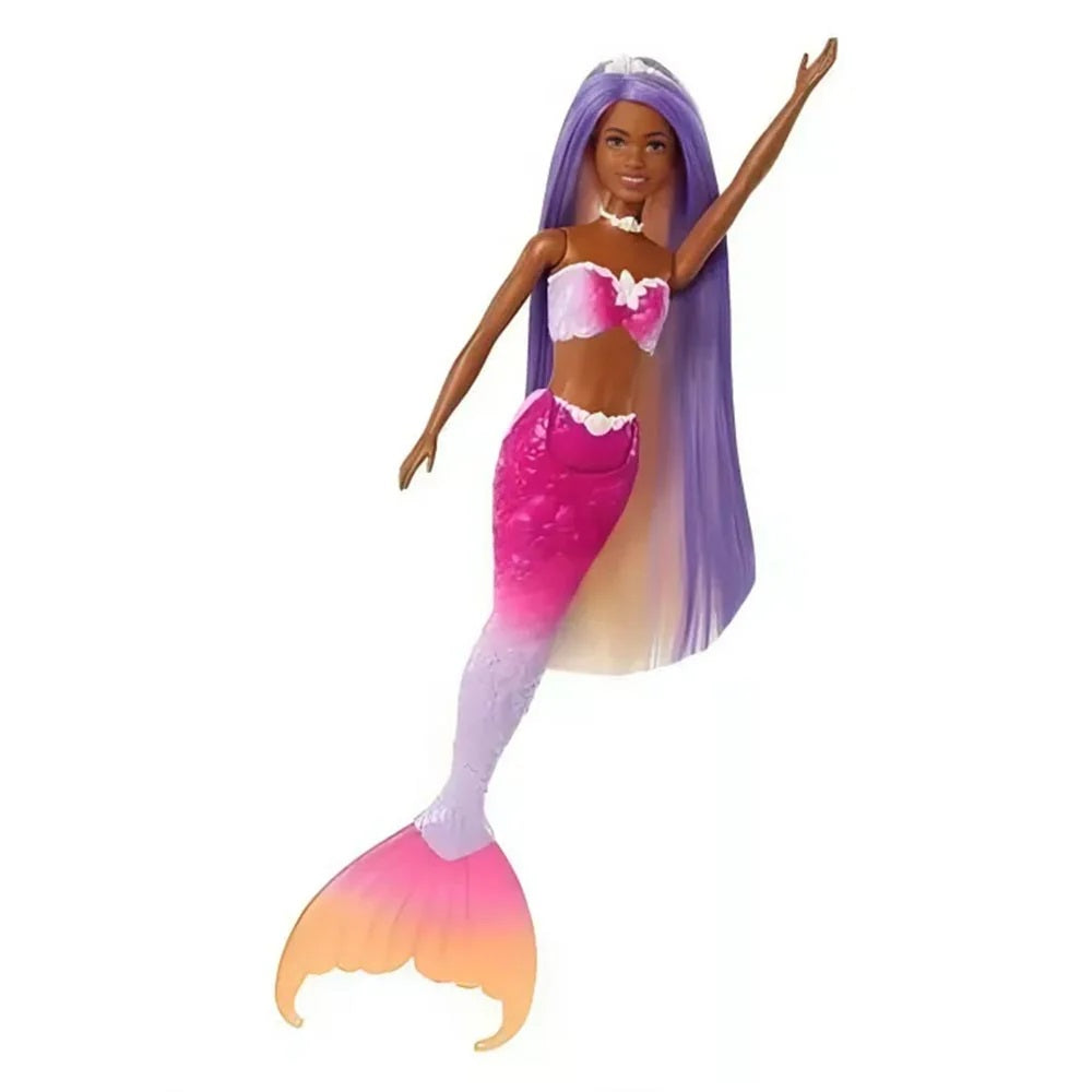 Barbie sirena cambia de color