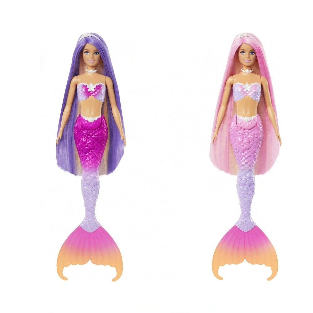 Barbie sirena cambia de color