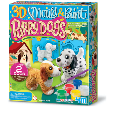 MOLDEA PINTA CACHORROS 3D