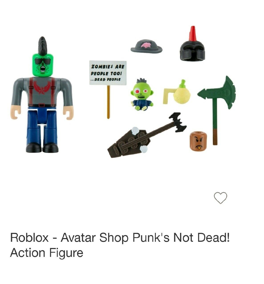 Roblox Avatar Shop Punk's Not Dead! Action Figure 