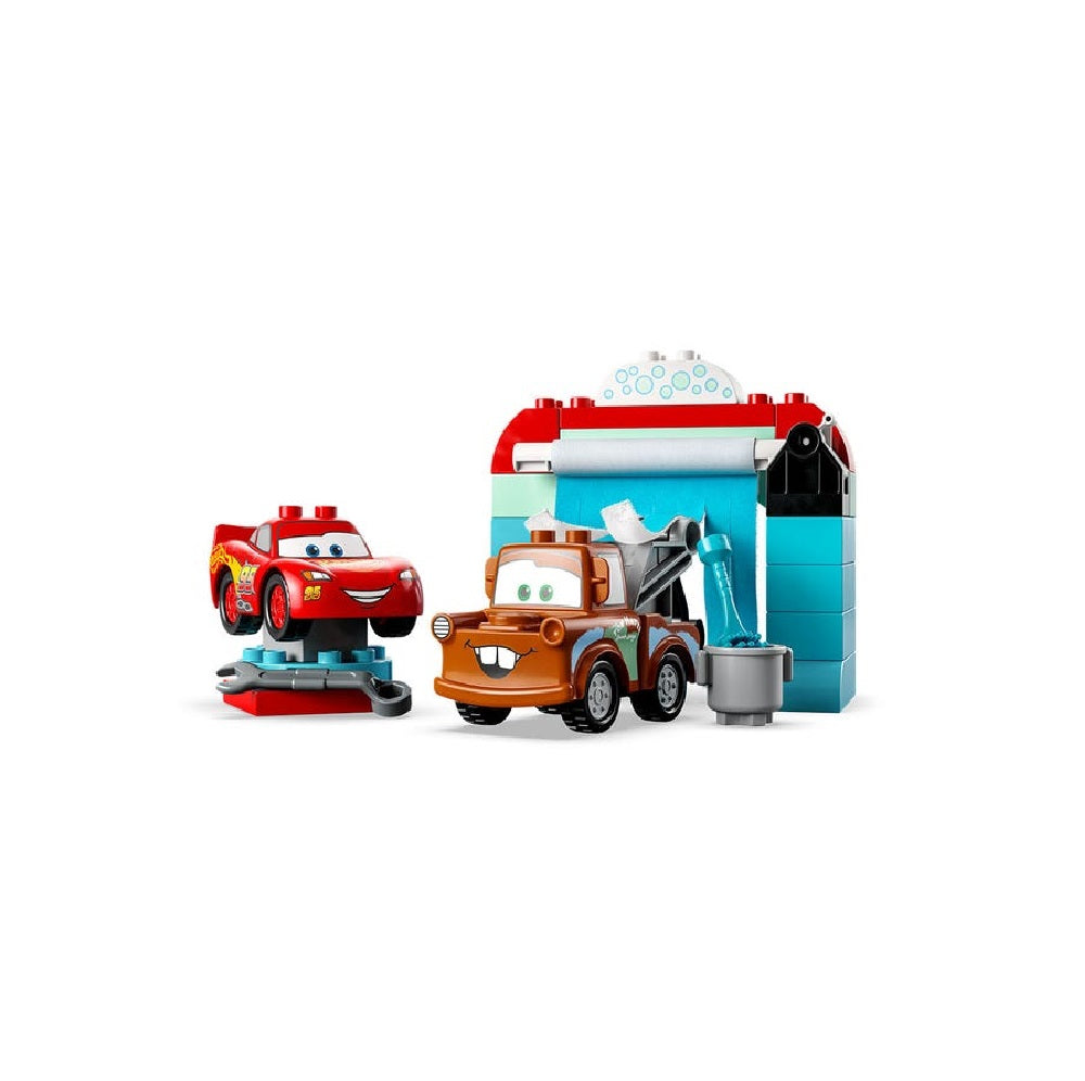 Lego Diversión en el Autolavado con Rayo McQueen y Mate