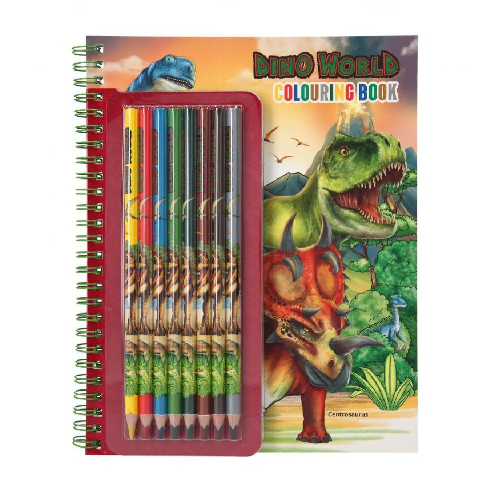 Libro para Colorear con Lápices Dino World