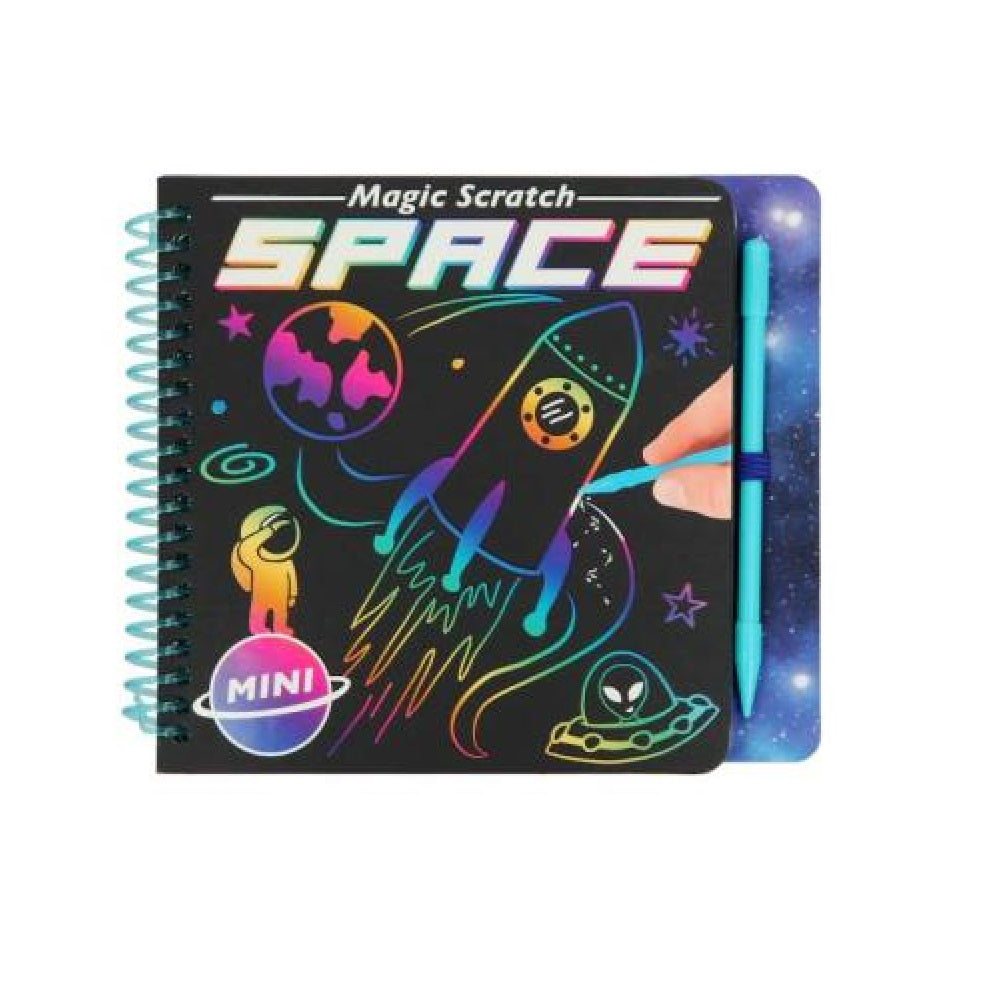 MINI MAGIC SCRATCH BOOK - SPACE