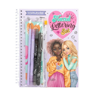 SET DE LETTERING  CON LAPICES Y PLANTILLA