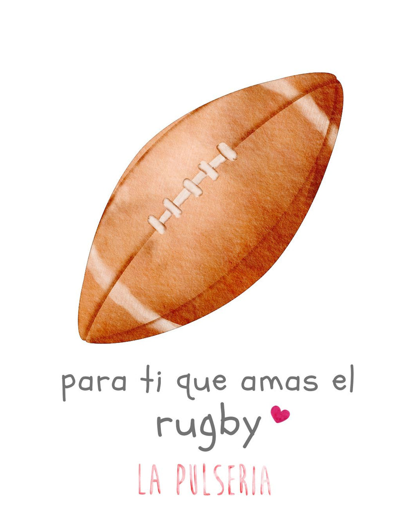 Pulsera Rugby plata 925