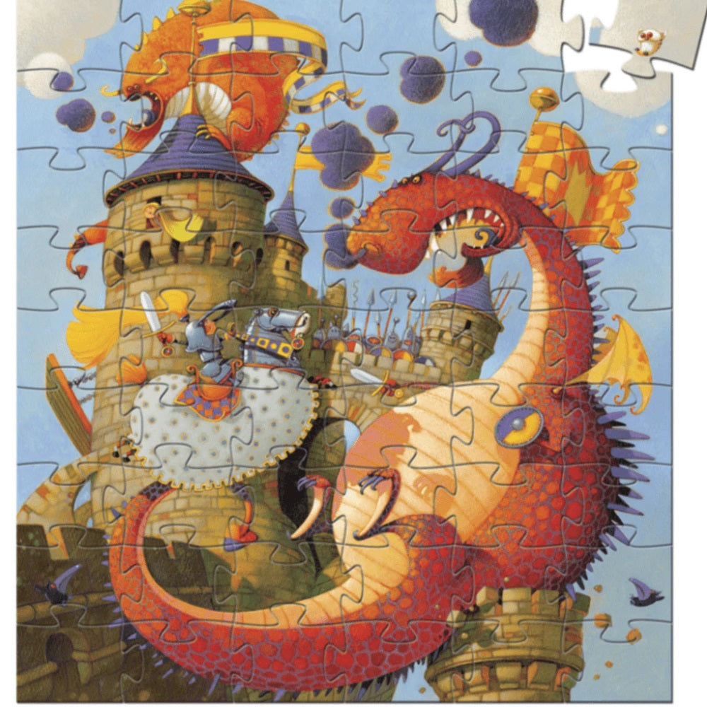 Puzzle Caballero y el Dragón