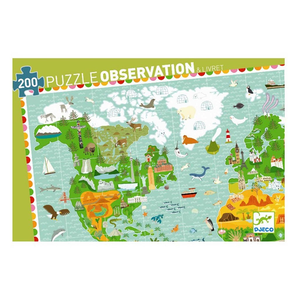 Puzzle Observación Alrededor del mundo