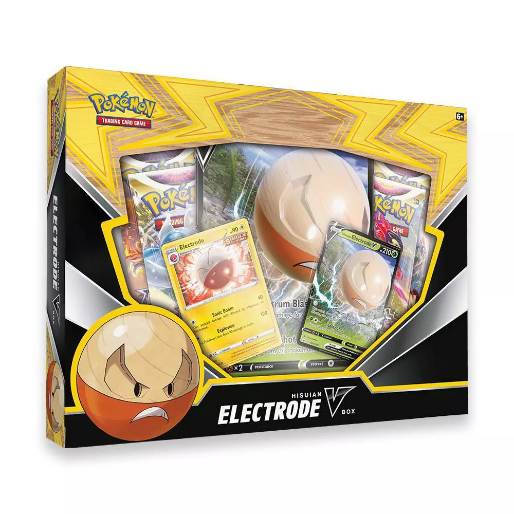 Juego de cartas coleccionables Pokémon: Hisuian Electrode V Box