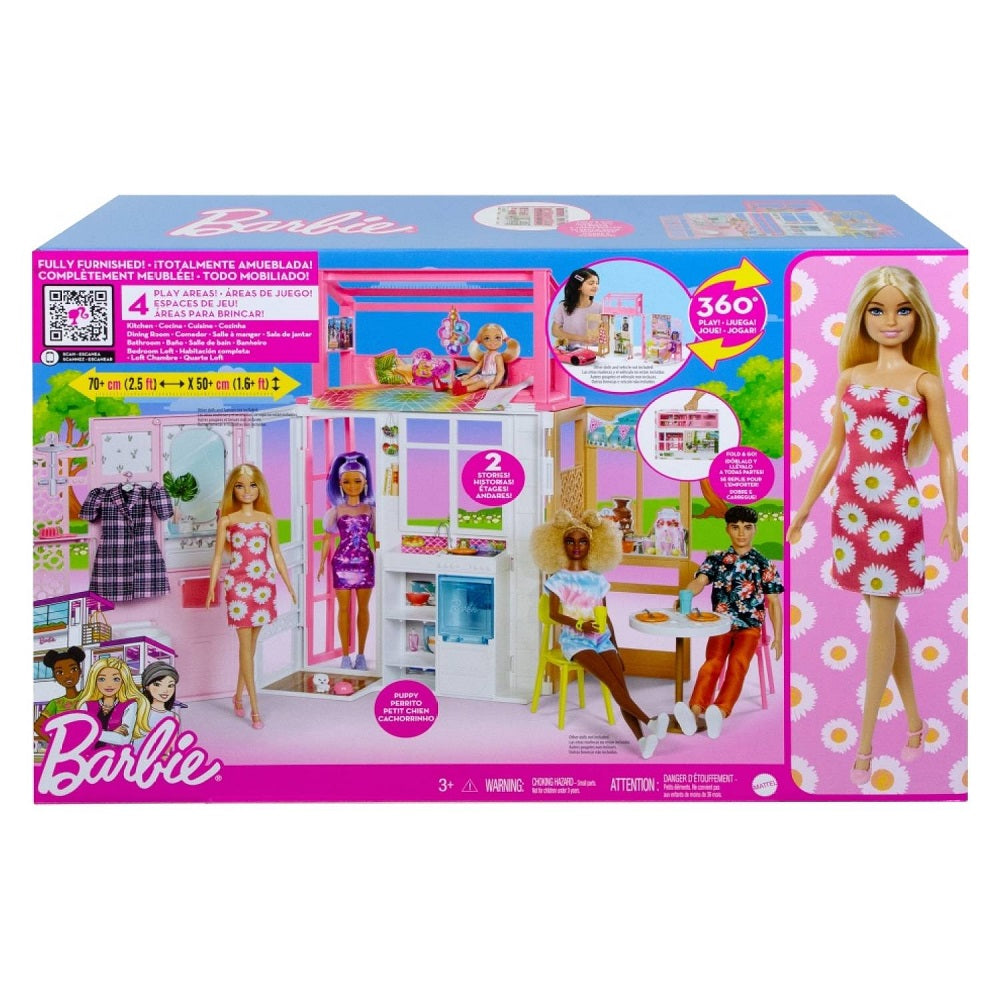 Barbie Casa Con Muñeca